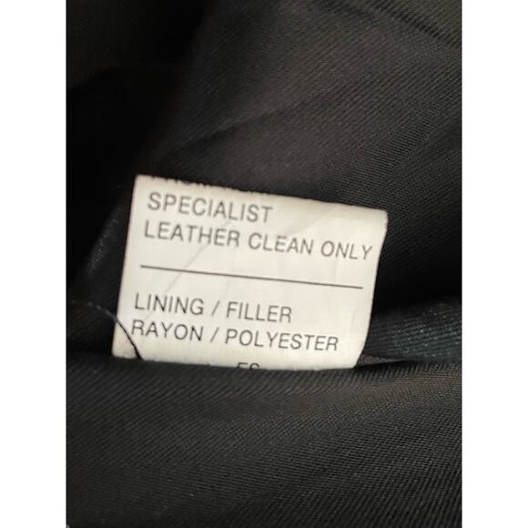 Vintage Biker Jacket, One-of-a-kind Custom Painted Leather, "Get Lucky" Large - Picture 11 of 12